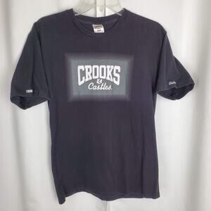 Crooks & Castle Tshirt Black - Size S